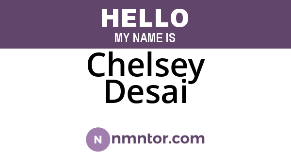 Chelsey Desai