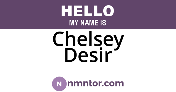 Chelsey Desir