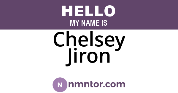 Chelsey Jiron