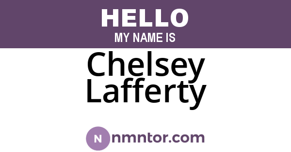 Chelsey Lafferty