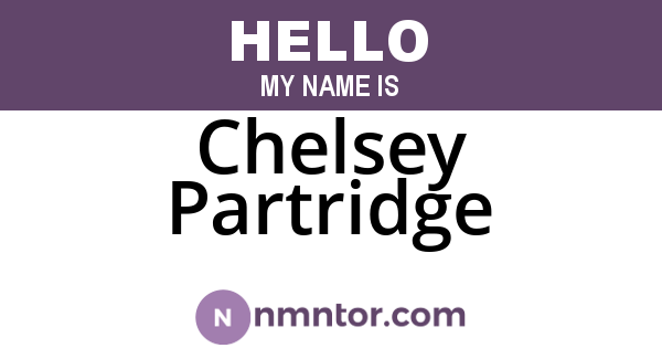 Chelsey Partridge