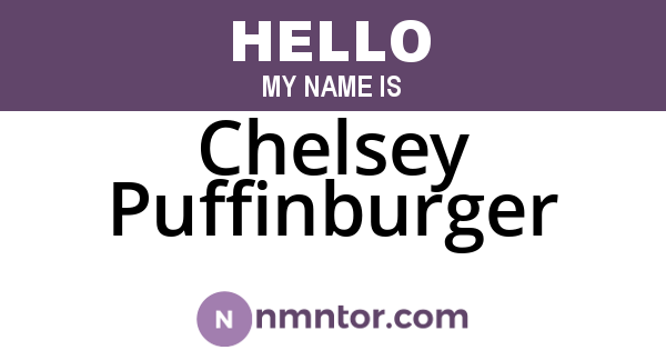 Chelsey Puffinburger