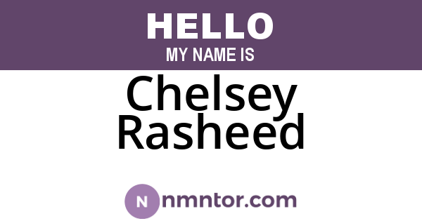 Chelsey Rasheed