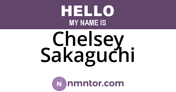 Chelsey Sakaguchi