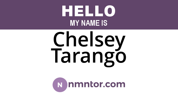 Chelsey Tarango