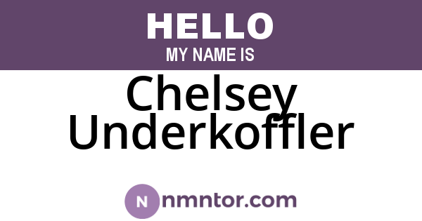 Chelsey Underkoffler