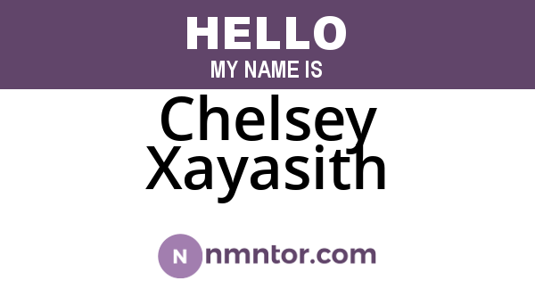 Chelsey Xayasith