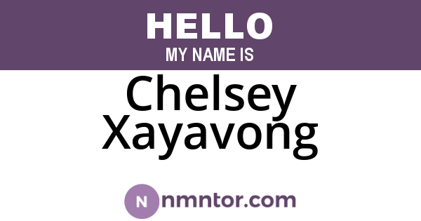 Chelsey Xayavong
