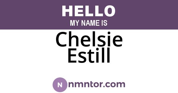 Chelsie Estill