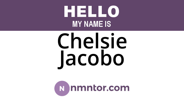Chelsie Jacobo