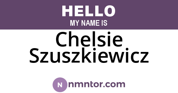 Chelsie Szuszkiewicz