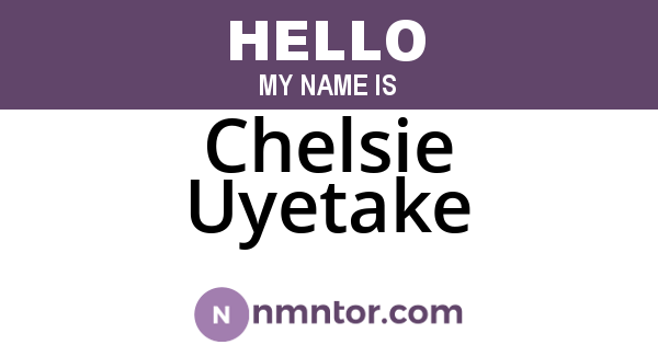 Chelsie Uyetake