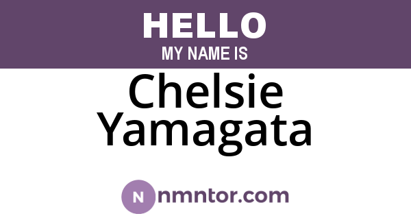 Chelsie Yamagata