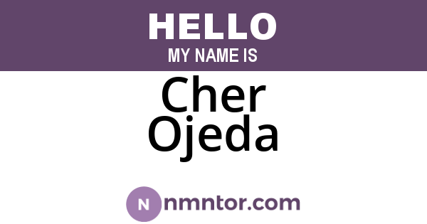 Cher Ojeda