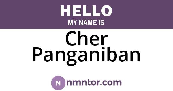 Cher Panganiban