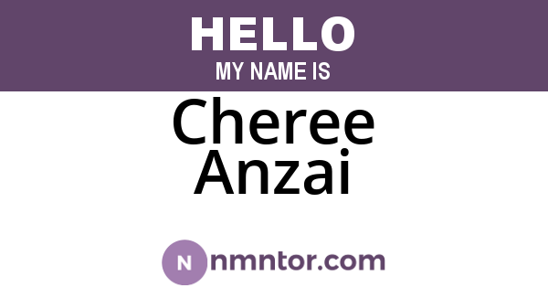 Cheree Anzai
