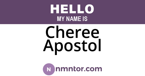 Cheree Apostol