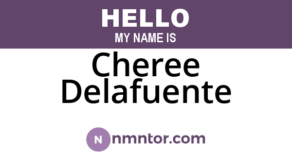 Cheree Delafuente