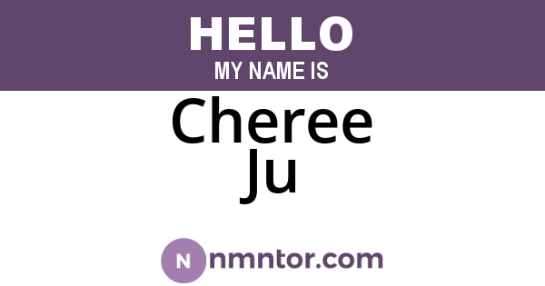 Cheree Ju