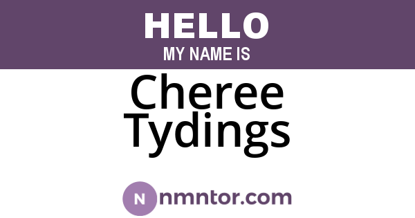 Cheree Tydings