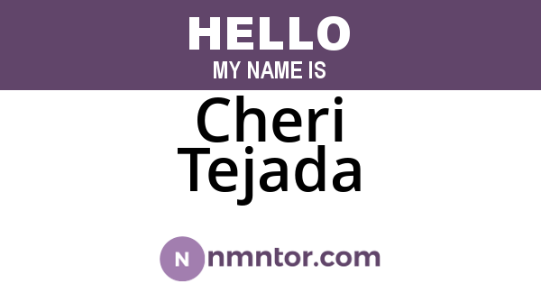 Cheri Tejada