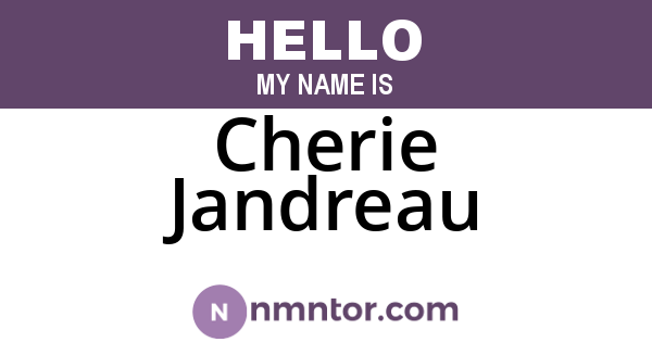 Cherie Jandreau