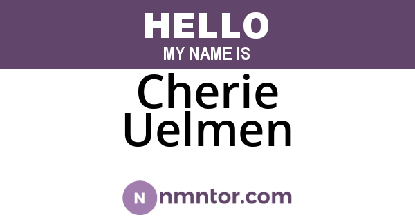 Cherie Uelmen