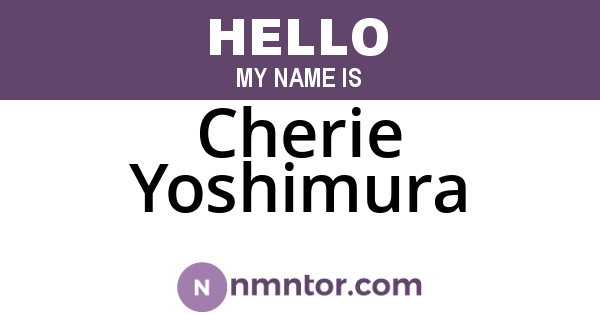 Cherie Yoshimura
