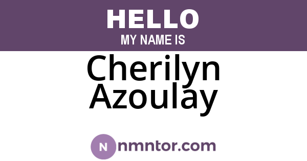 Cherilyn Azoulay