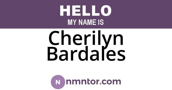 Cherilyn Bardales