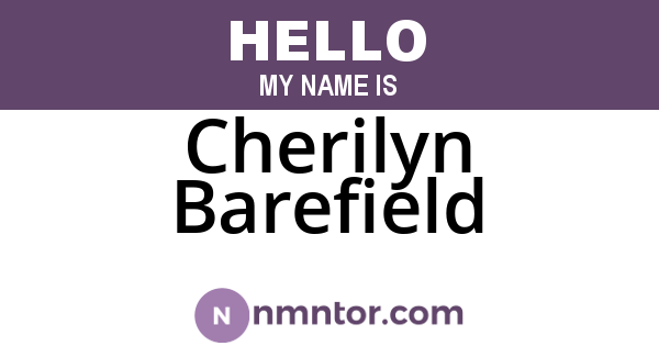 Cherilyn Barefield