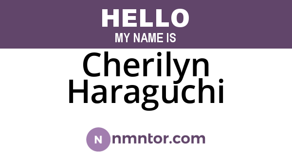 Cherilyn Haraguchi