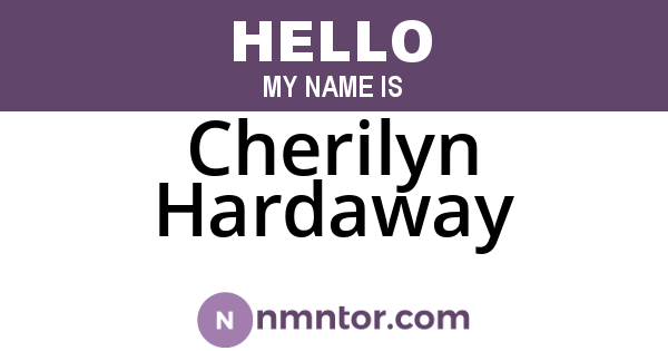 Cherilyn Hardaway