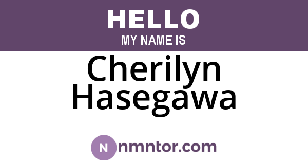 Cherilyn Hasegawa