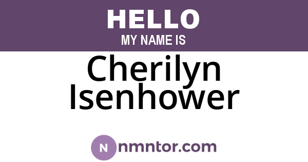 Cherilyn Isenhower