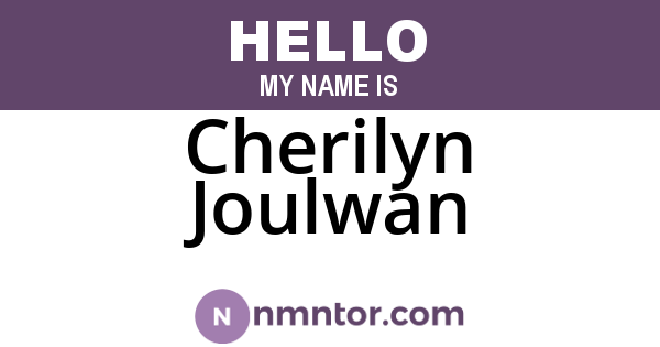 Cherilyn Joulwan