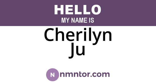 Cherilyn Ju