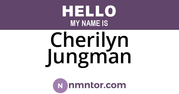 Cherilyn Jungman