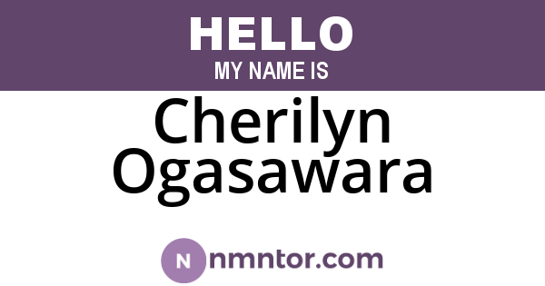 Cherilyn Ogasawara