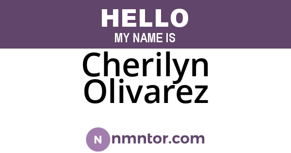 Cherilyn Olivarez
