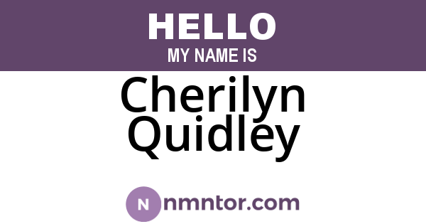 Cherilyn Quidley