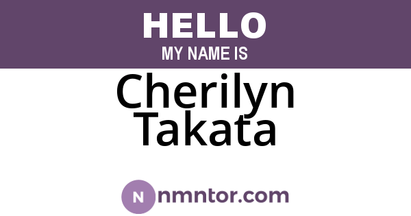 Cherilyn Takata