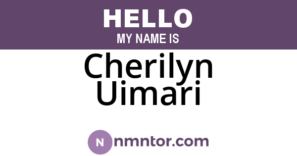 Cherilyn Uimari