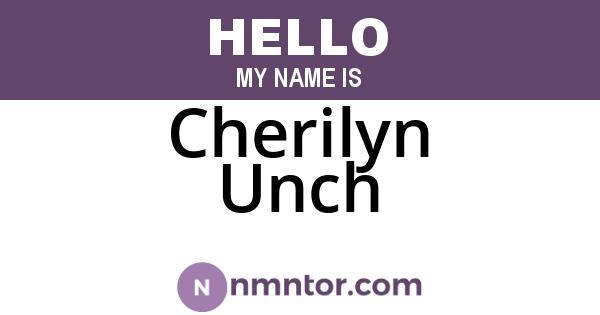 Cherilyn Unch