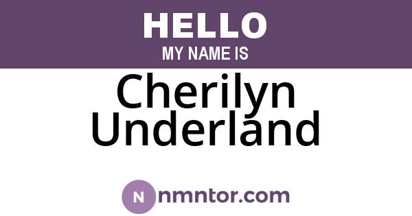 Cherilyn Underland