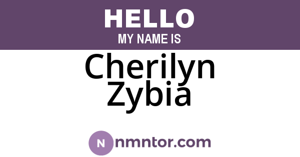 Cherilyn Zybia