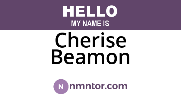 Cherise Beamon