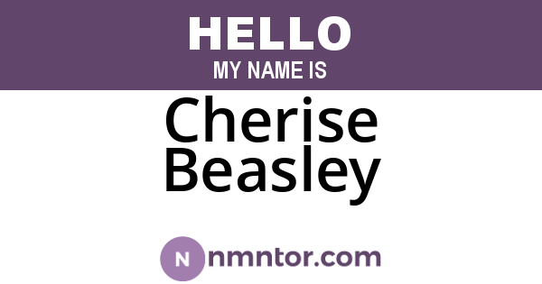 Cherise Beasley