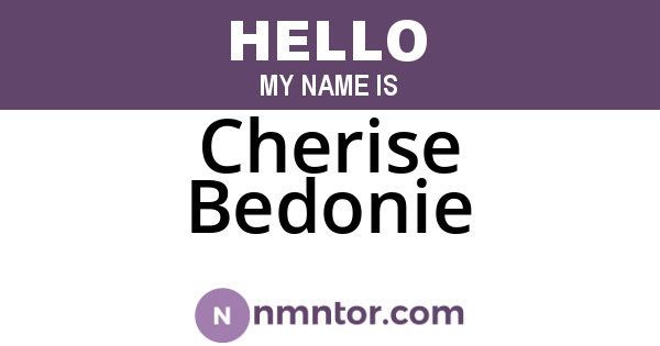 Cherise Bedonie