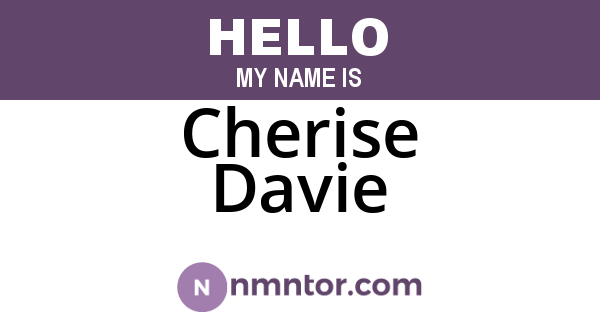 Cherise Davie